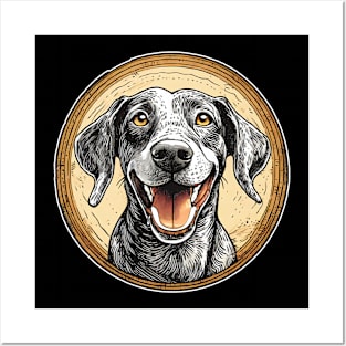 Bluetick Coonhound dog Posters and Art